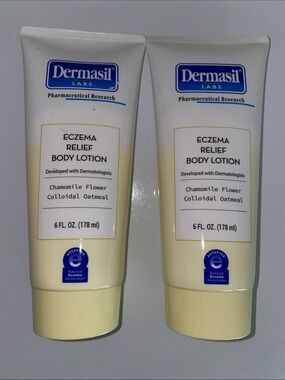 Eczema Relief Body Lotion - Chamomile Flower & Colloidal Oatmeal 2 tubes